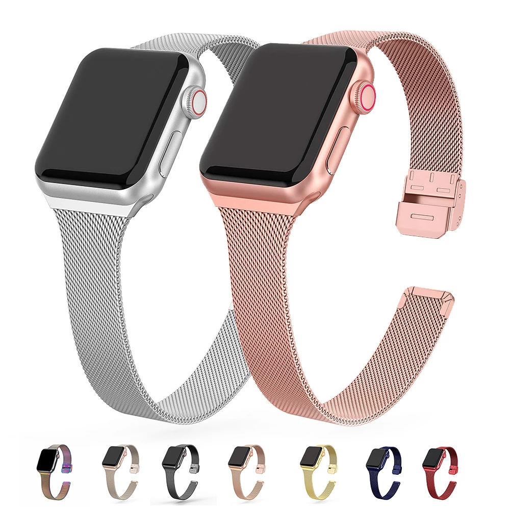 Mesh Coil Strip - Pulseira de malha de aço inoxidável