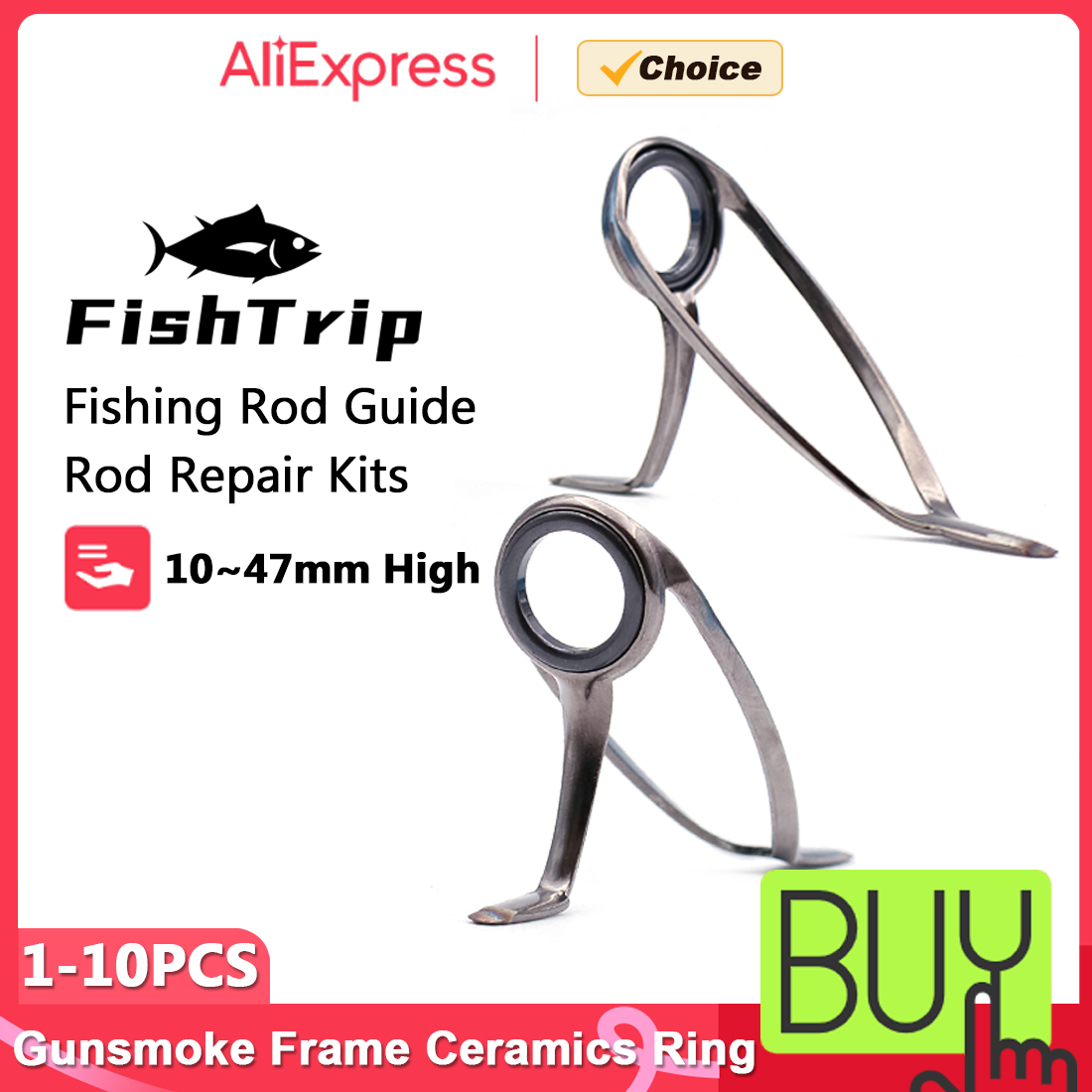 Mesh Coil Strip - FishTrip Kit de reparo de guias