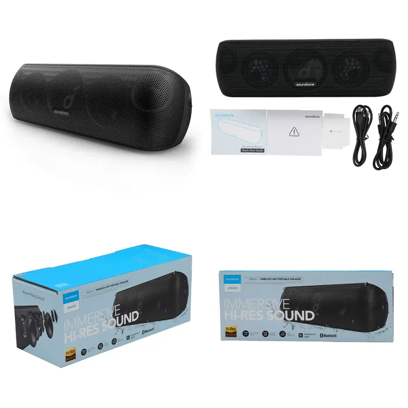 Anker Speaker Soundcore Motion+ - Caixa de Som Bluetooth Original Anker