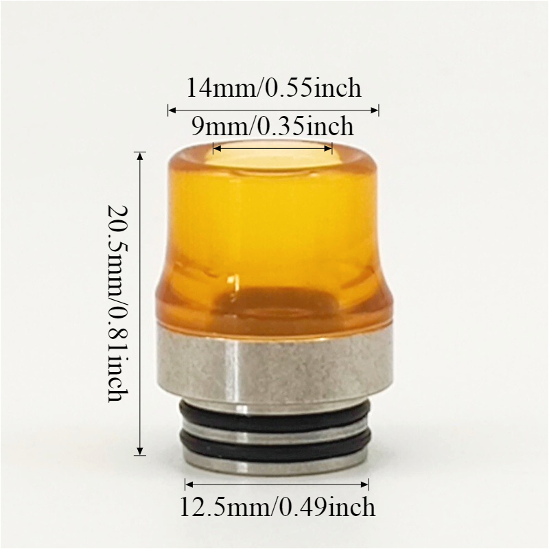 1 Peça Ponta de Bico de Aço In - Drip Tip Resin avaliação e preço