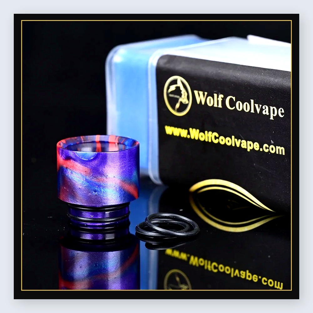 Wolfcoolvape 810 Drip Tips - C - Drip Tip Resin avaliação e preço