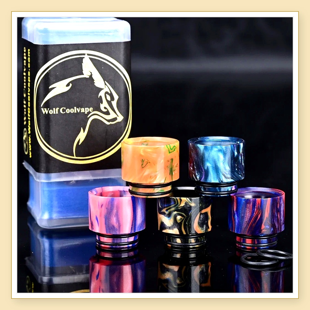 Wolfcoolvape 810 Drip Tips - C - Drip Tip Resin avaliação e preço
