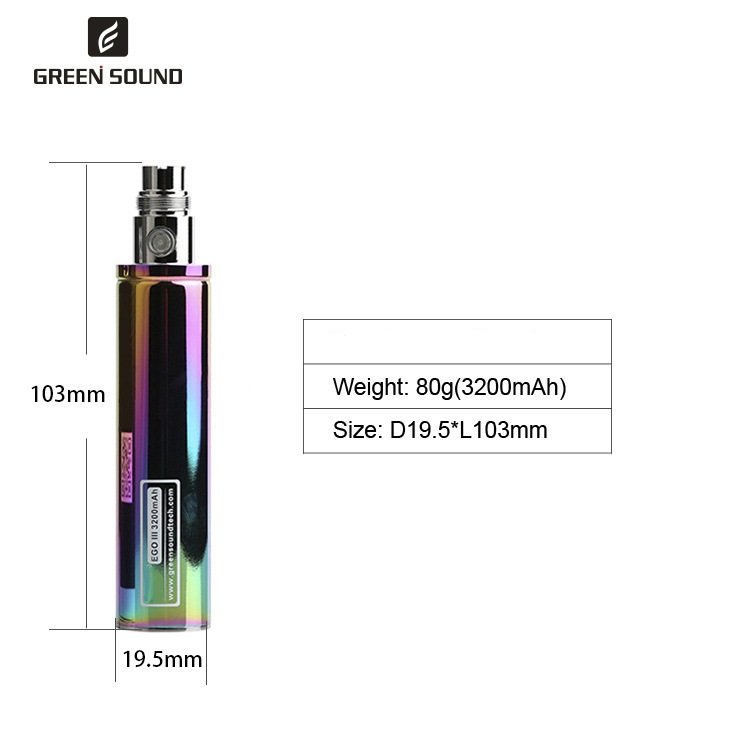 Bateria GS Ego 3 III 3200mAh p - Accessories For Vaping avaliação e preço