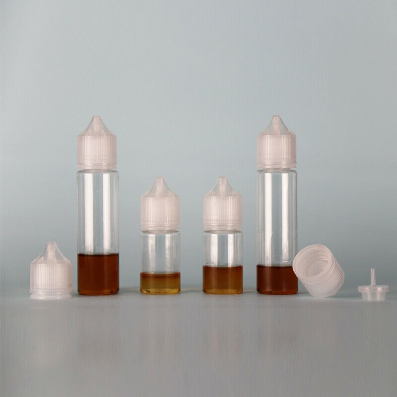 5 pçs 30ml/60ml/100ml/120ml pl - Juice Bottle Dropper avaliação e preço