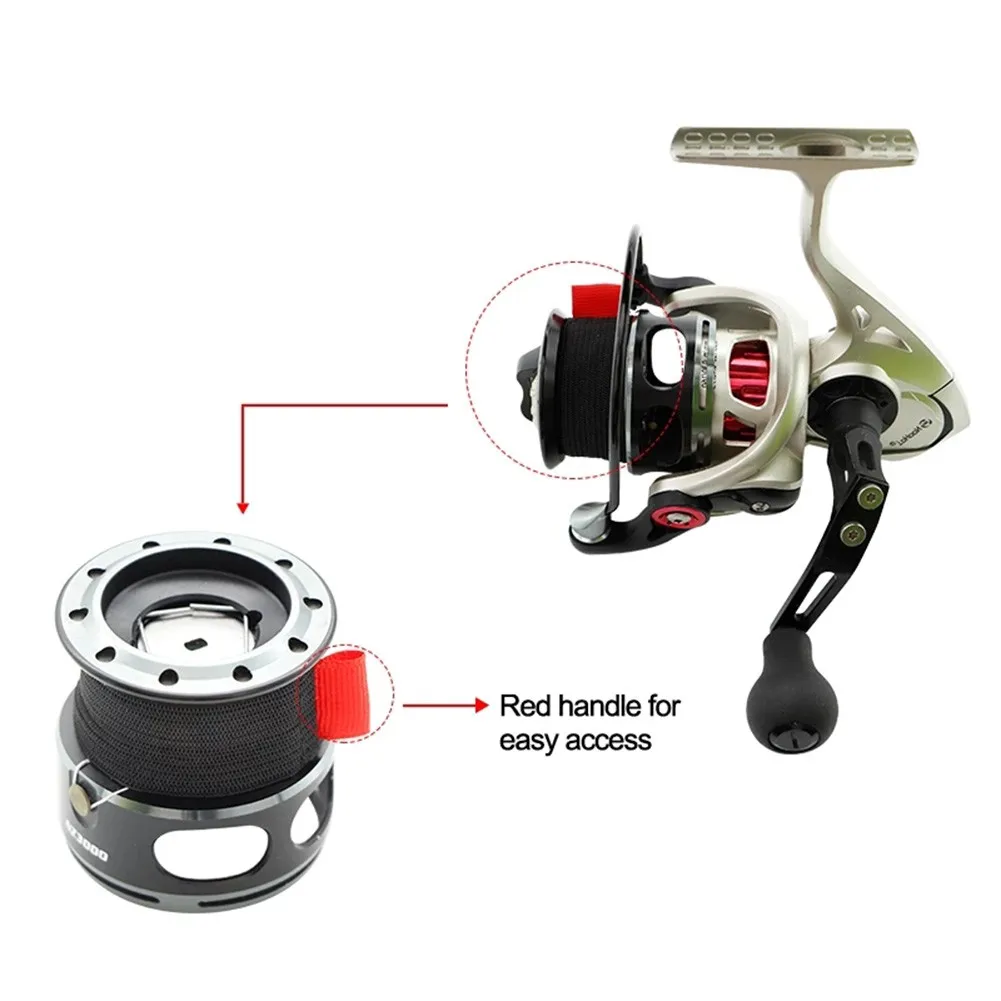 Elastic Pesca Spool Belt, Reel - Mesh Coil Strip avaliação e preço