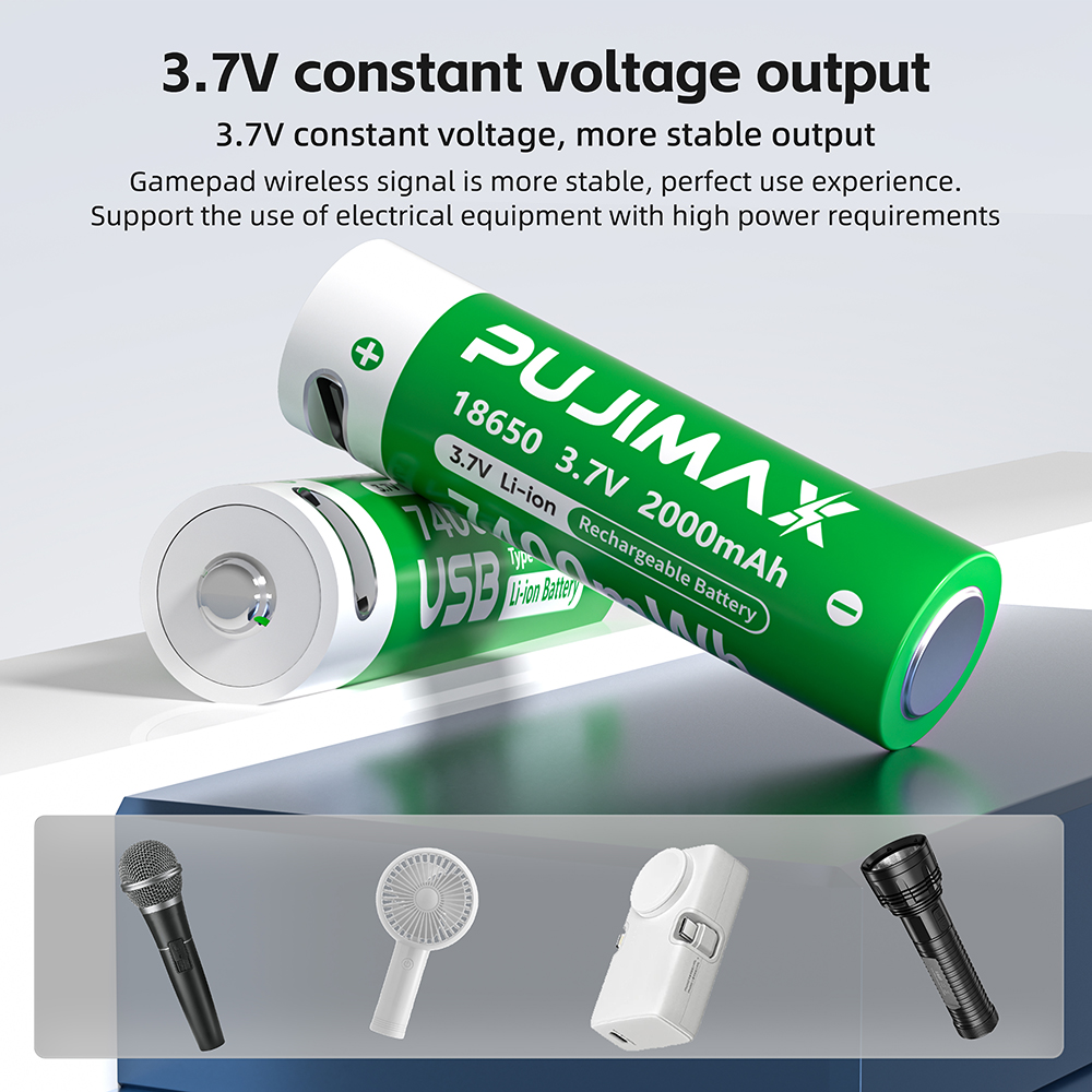 Pujimax 1-24pcs 18650 bateria  - Vape Battery 18650 avaliação e preço