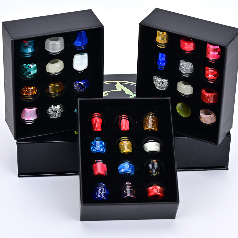 12pçs 810 ponta de gotejamento - Drip Tip Resin avaliação e preço