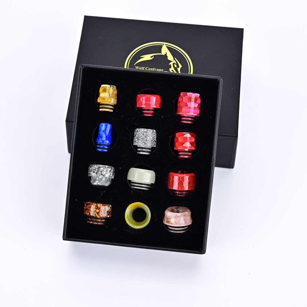 12pçs 810 ponta de gotejamento - Drip Tip Resin avaliação e preço